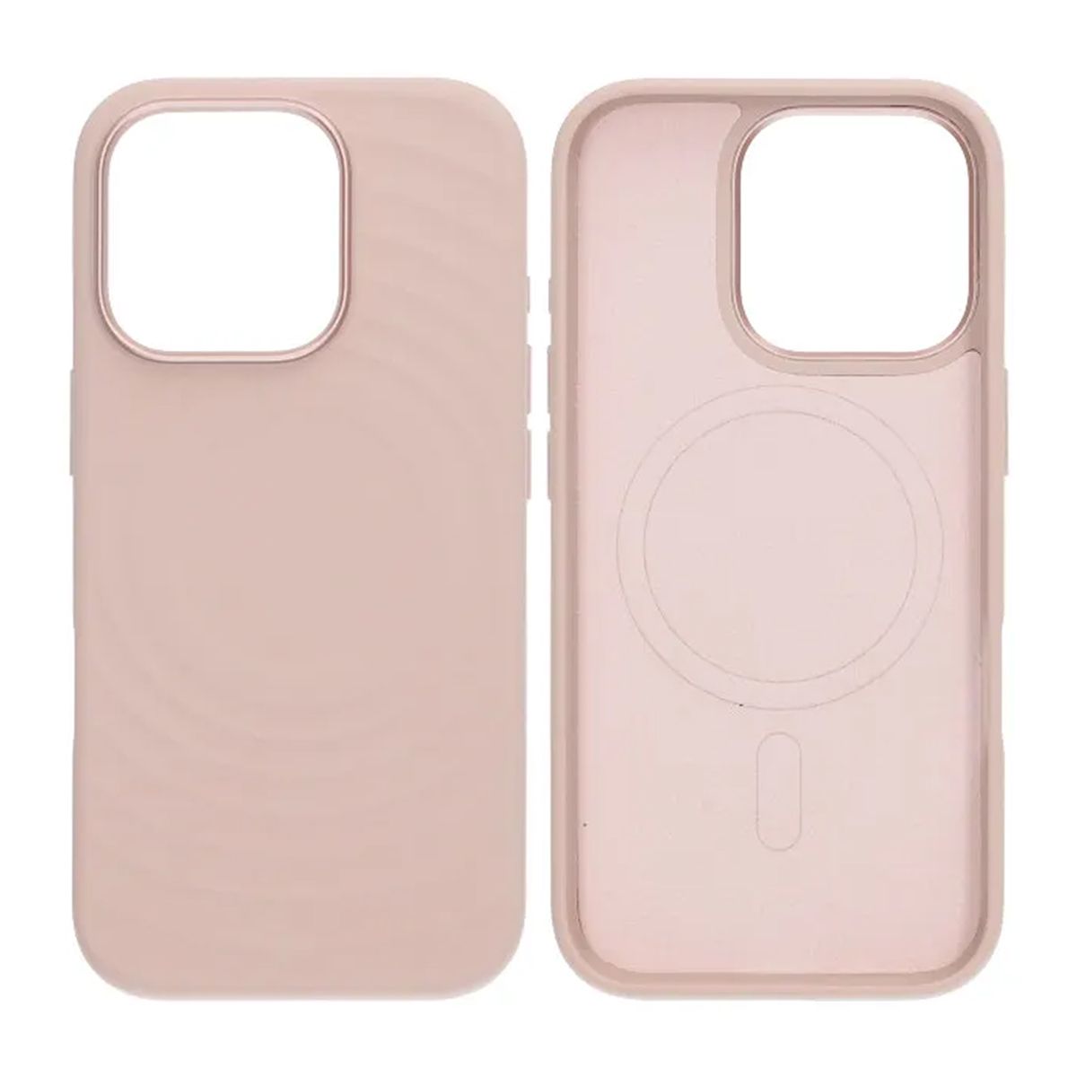 Mobilskal Silikon för iPhone 16 Pro - Rosa med Kameraskydd