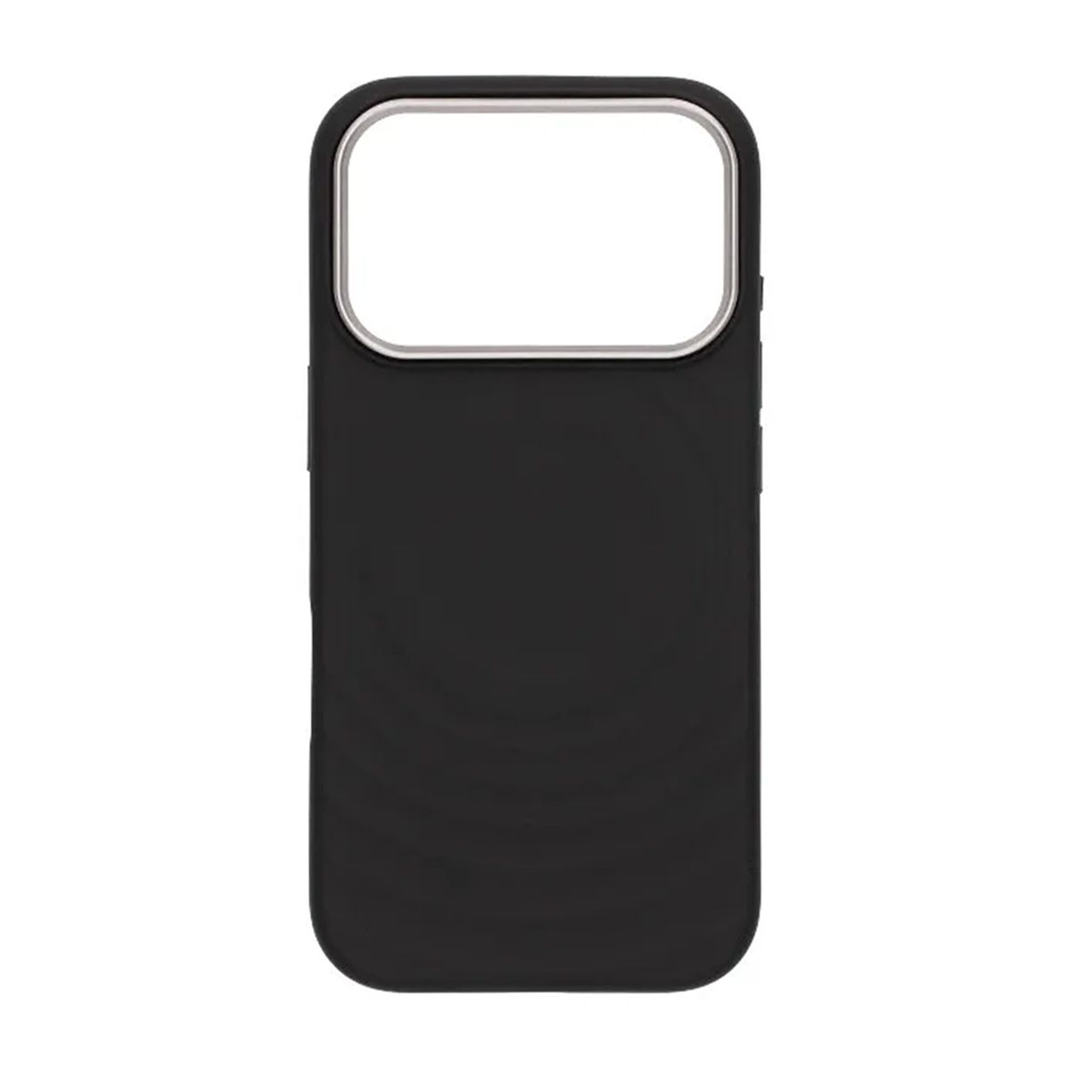 Cream wave liquid silicone Case For iPhone 17 Pro Black