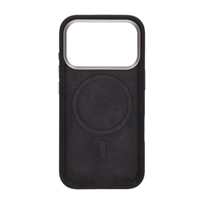 Cream wave liquid silicone Case For iPhone 17 Pro Black