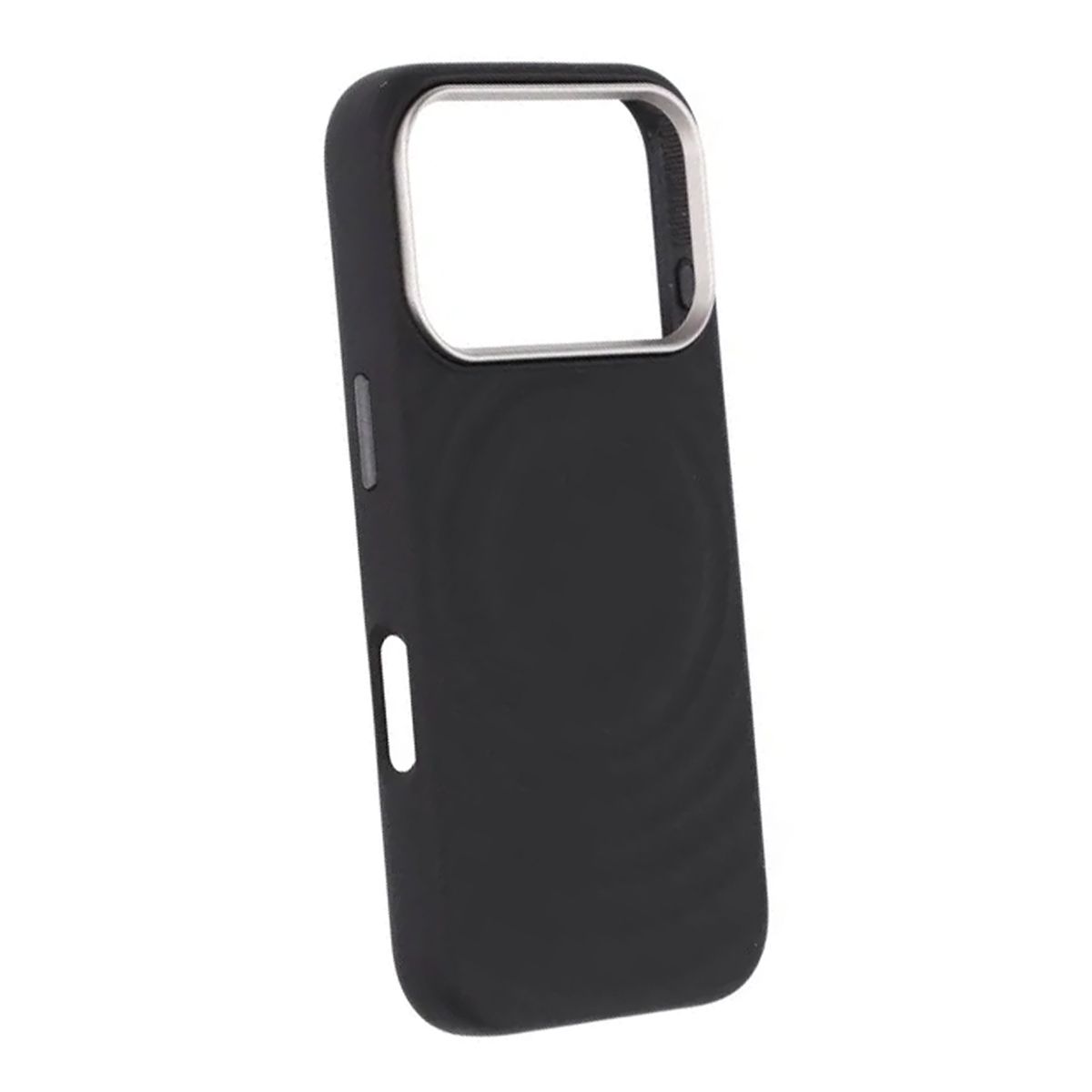 Cream wave liquid silicone Case For iPhone 17 Pro Black