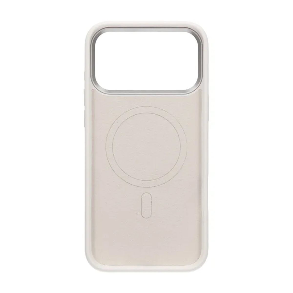Cream wave liquid silicone Case For iPhone 17 Pro Max White