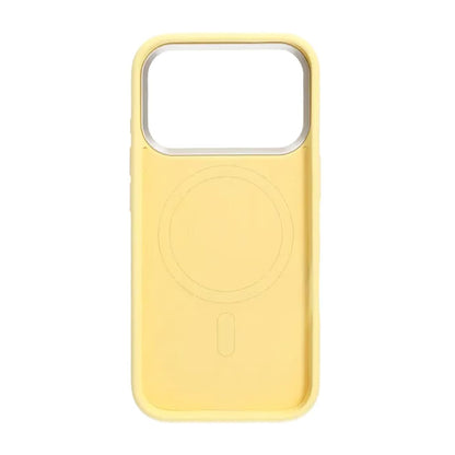 Mobilskal Silikon med Magsafe för iPhone 17 Pro Max - Gul