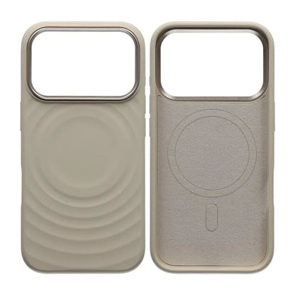 Mobilskal Silikon med Magsafe för iPhone 17 Pro - Beige