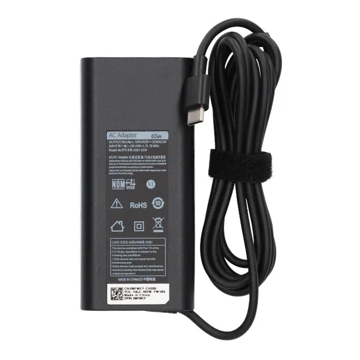 Nätadapter Laddare för Dell 65W USB-C 19,5V