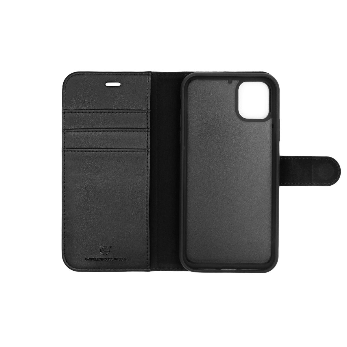 iPhone 11 Pro Max Plånboksfodral med Avtagbart Skal - Svart