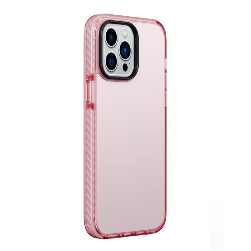 iPhone 15 Pro Max Shockproof TPU Phone Case - Pink