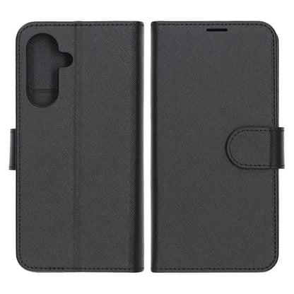 Flip Stand Leather Wallet Case For Samsung A26 Black