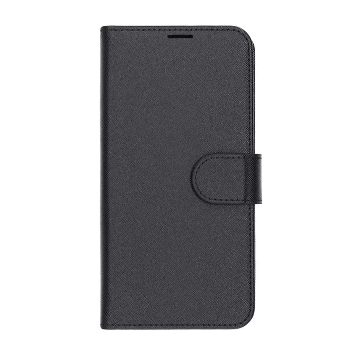 Flip Stand Leather Wallet Case For Samsung A26 Black