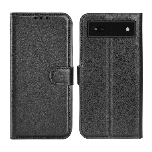 Google Pixel 6A Plånboksfodral med Stativ - Svart