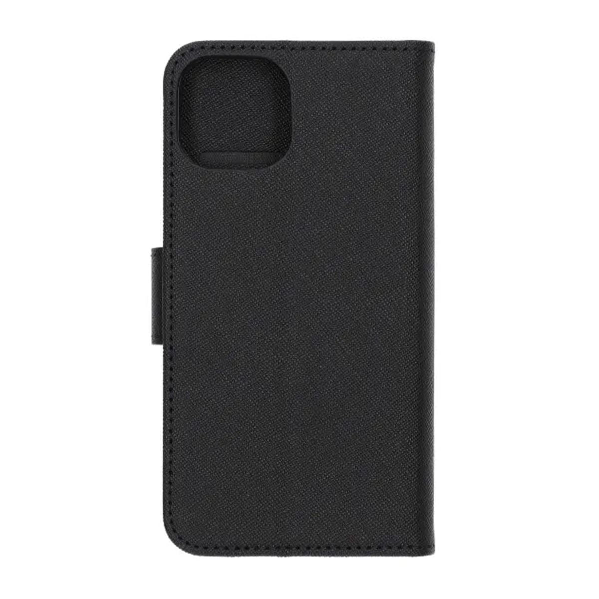 iPhone 13/14 Flip Stand Leather Wallet Case Black