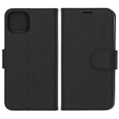 iPhone 14 Plånboksfodral med Stativ - Svart