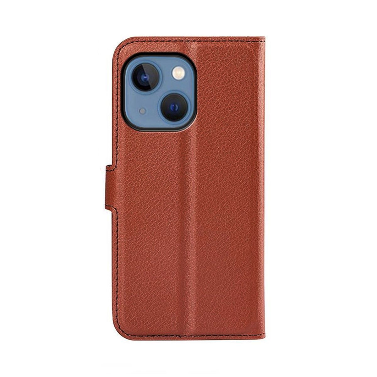 iPhone 14 Plus Plånboksfodral med Stativ - Brun
