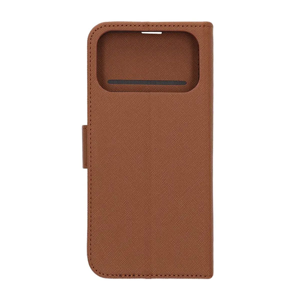 Plånboksfodral med stativ till iPhone 17 Pro Max - Brun