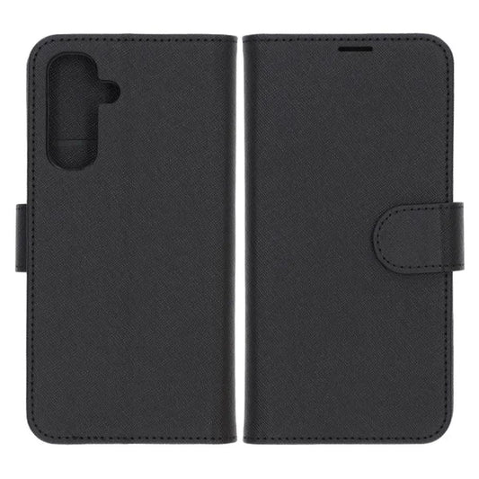 Wallet case with stand for Samsung Galaxy A17 - Black