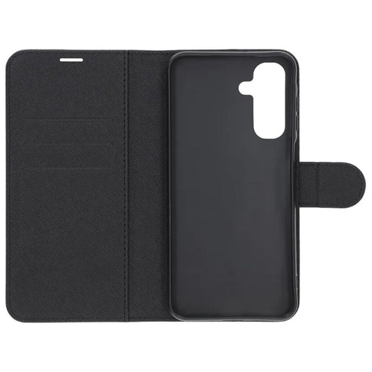 Wallet case with stand for Samsung Galaxy A17 - Black