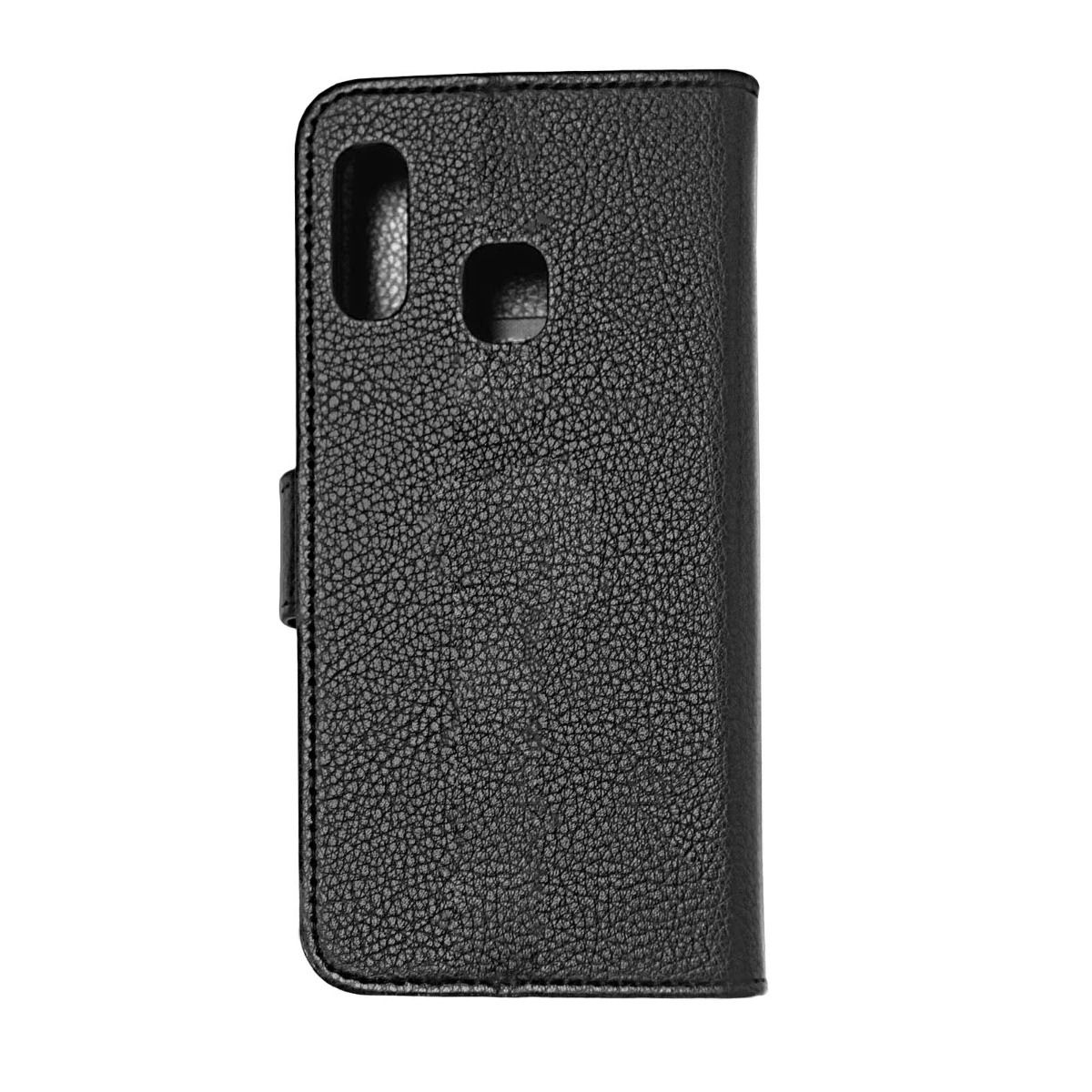 Samsung Galaxy A20e Plånboksfodral med Stativ - Svart