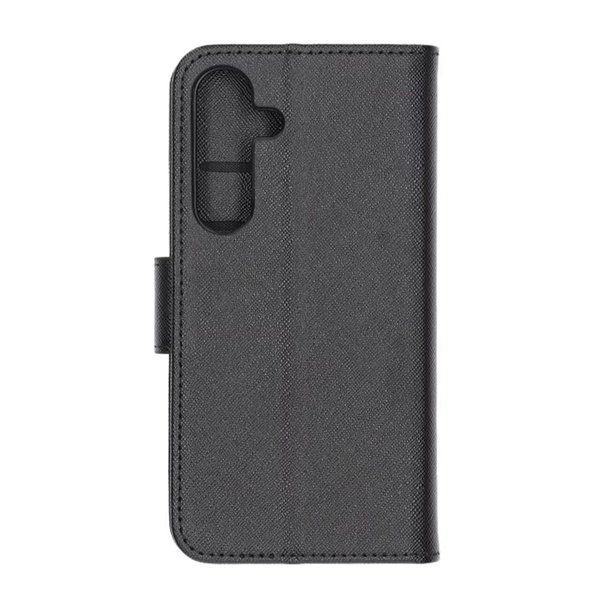Flip Stand Leather Wallet Case For Samsung A54 5G Black