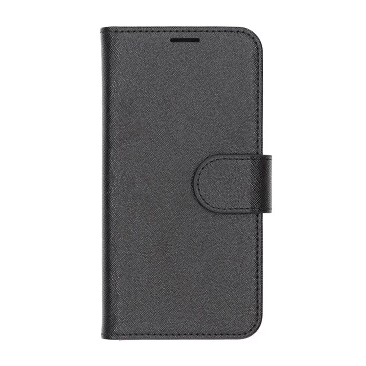 Flip Stand Leather Wallet Case For Samsung A54 5G Black