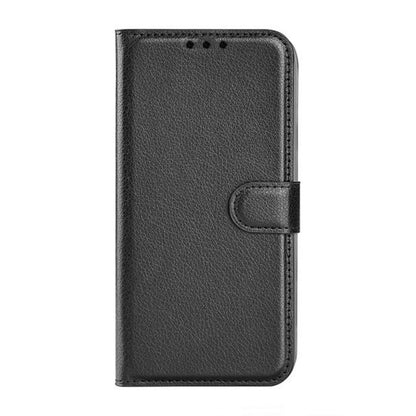 Flip Stand Leather Wallet Case For Samsung A54 5G Black