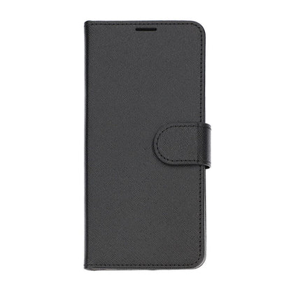 Flip Stand Leather Wallet Case For Samsung Galaxy A04s Black