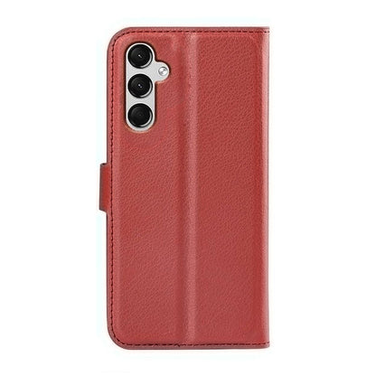 Samsung Galaxy A25 Plånboksfodral med Stativ - Brun