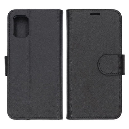 Samsung Galaxy A51 Plånboksfodral med Stativ & Kortfack - Svart