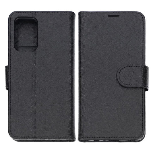 Samsung Galaxy A52S Flip Stand Leather Wallet Case Black