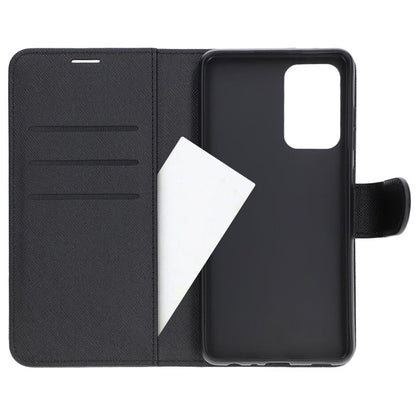 Samsung Galaxy A52S Flip Stand Leather Wallet Case Black