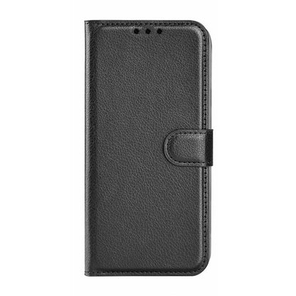 Flip Stand Leather Wallet Case For Samsung XCover 7 Black
