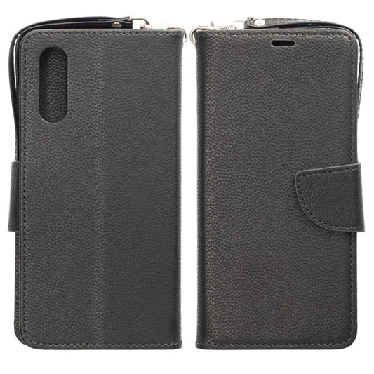 Sony Xperia 10 III Wallet Case with Stand - Black