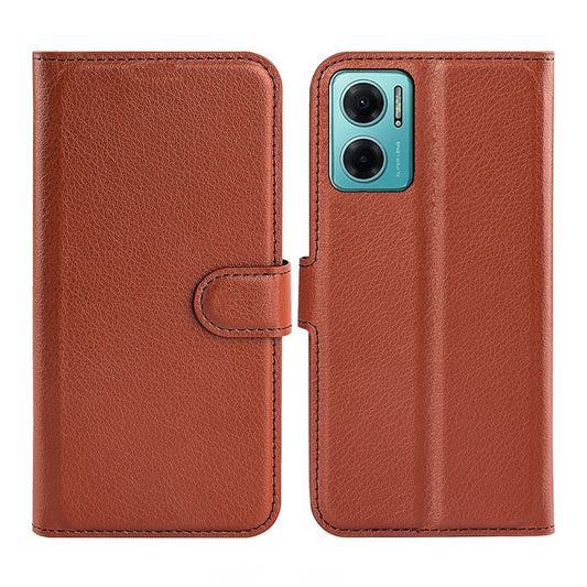 Xiaomi Redmi 10 5G Wallet Case with Stand - Brown