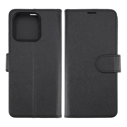 Xiaomi Redmi 12c Plånboksfodral med Stativ - Svart