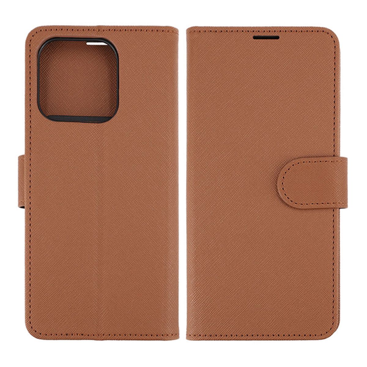 Xiaomi Redmi 12c Plånboksfodral med Stativ - Brun