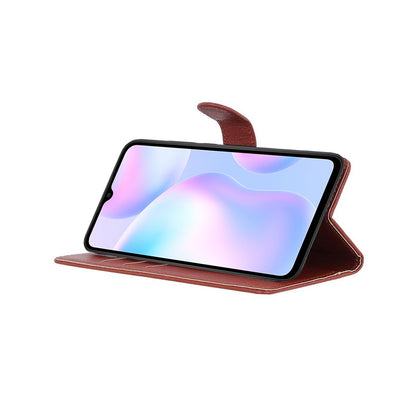 Xiaomi Redmi 9A Plånboksfodral med Stativ - Brun