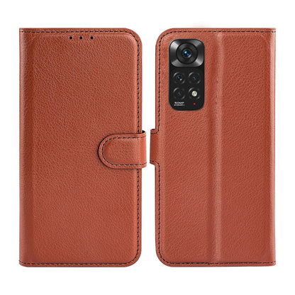 Xiaomi Redmi Note 11 Pro Wallet Case with Stand - Brown