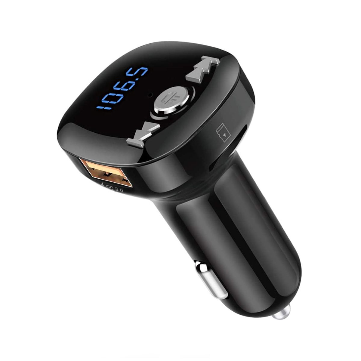 FM Transmitter with Bluetooth and Fast Charger