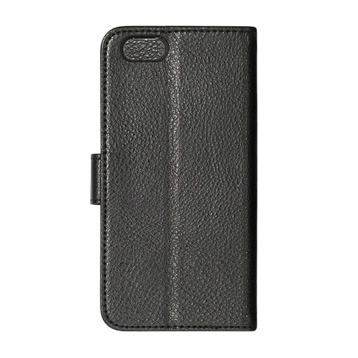 iPhone 6/6S Plånboksfodral Läder med Stativ - Svart