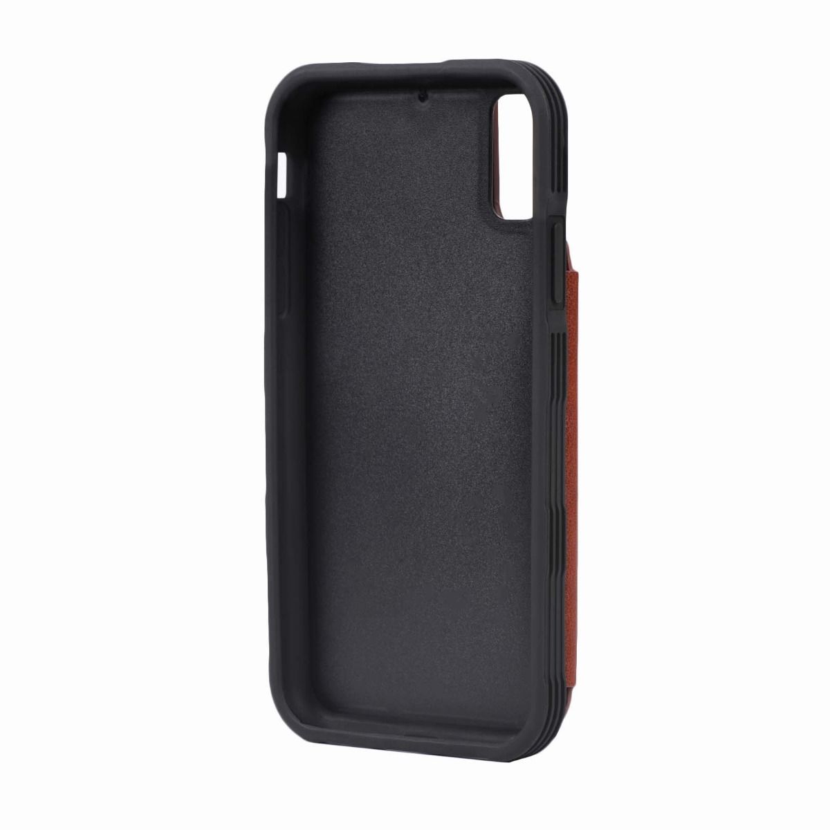 Stöttåligt Skal Kortfack G-SP iPhone XR - Brun