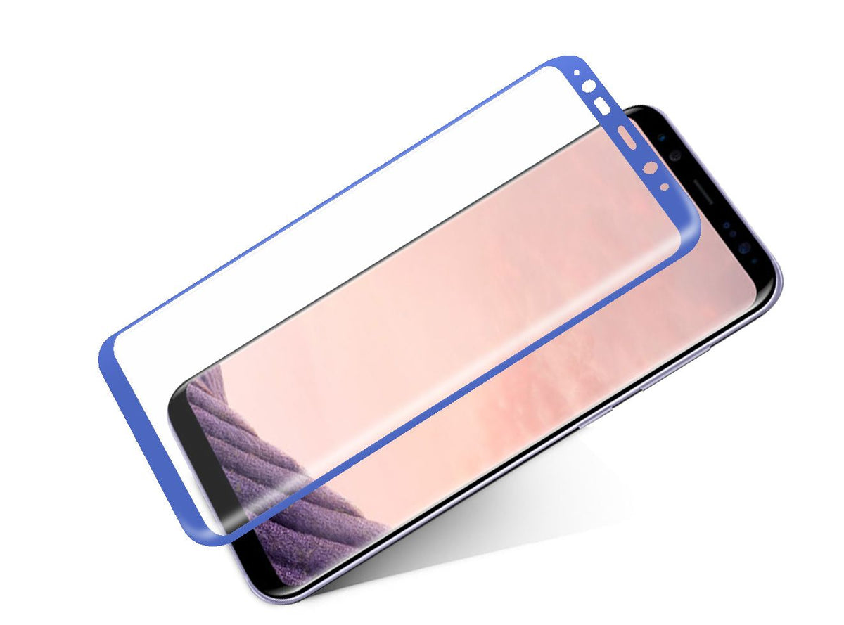 Skärmskydd Samsung S8 Plus - Härdat Japan Glas (Violett)