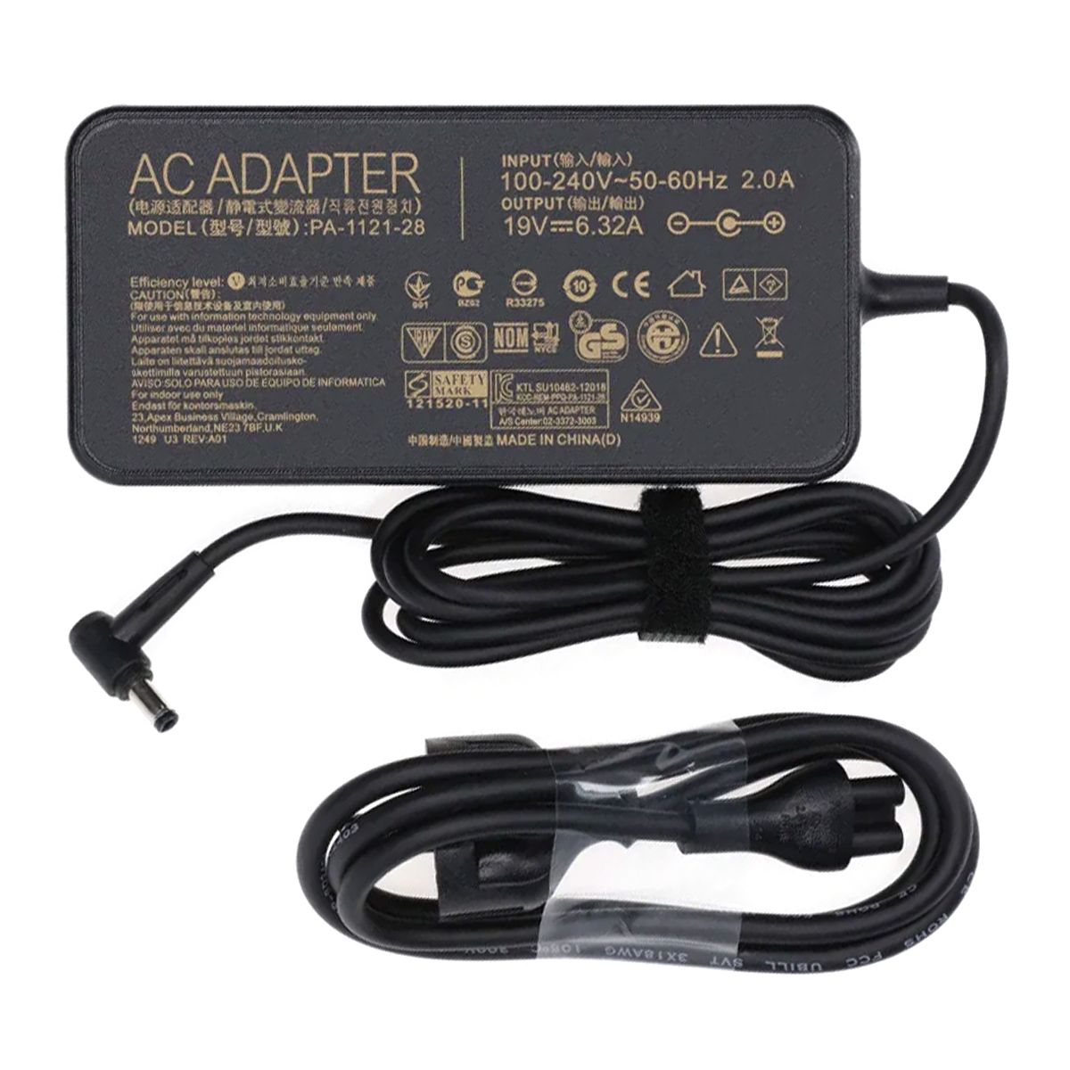 Gaming-laddare för ASUS 120W 19V 5,5×2,5 mm