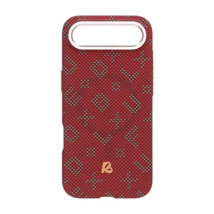 Gilded Magnetic Case For iPhone Air Letter Red