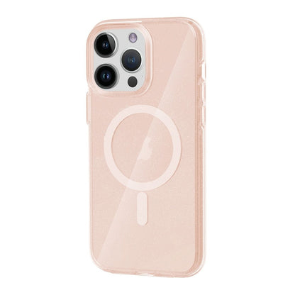 iPhone 15 Pro Glitter Magsafe Case - Gold