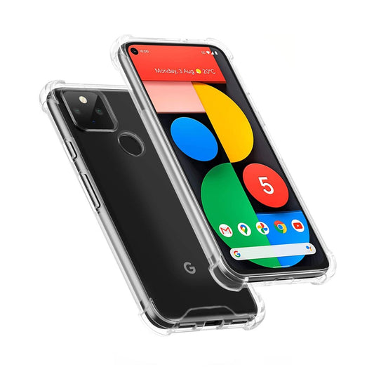 Shockproof Phone Case Google Pixel 5 - Transparent