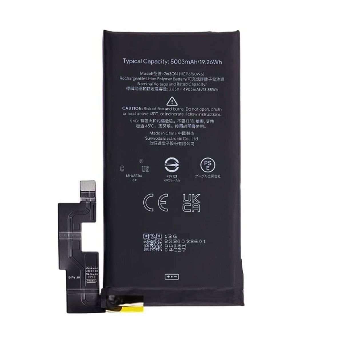 Google Pixel 6 Pro Internal Battery (G63QN, 5003mAh)