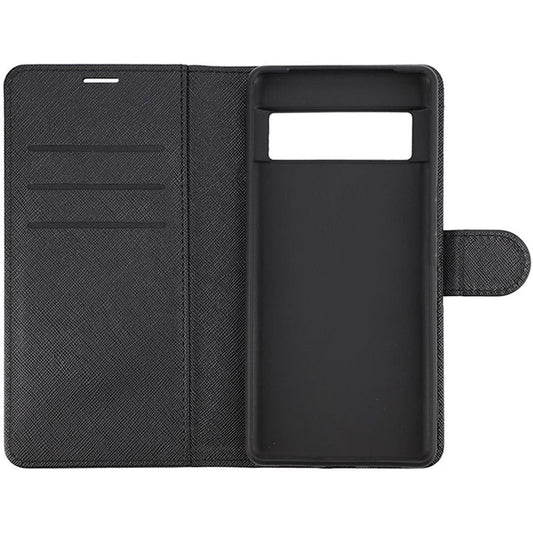 Google Pixel 7 Wallet Case with Stand - Black