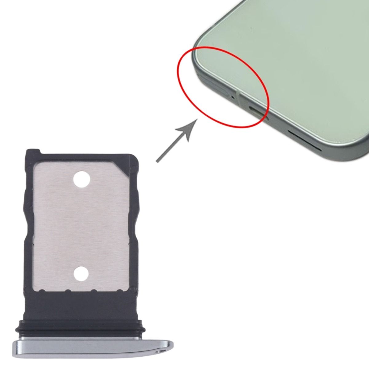 Google Pixel 9 Pro Simkortshållare - Grön