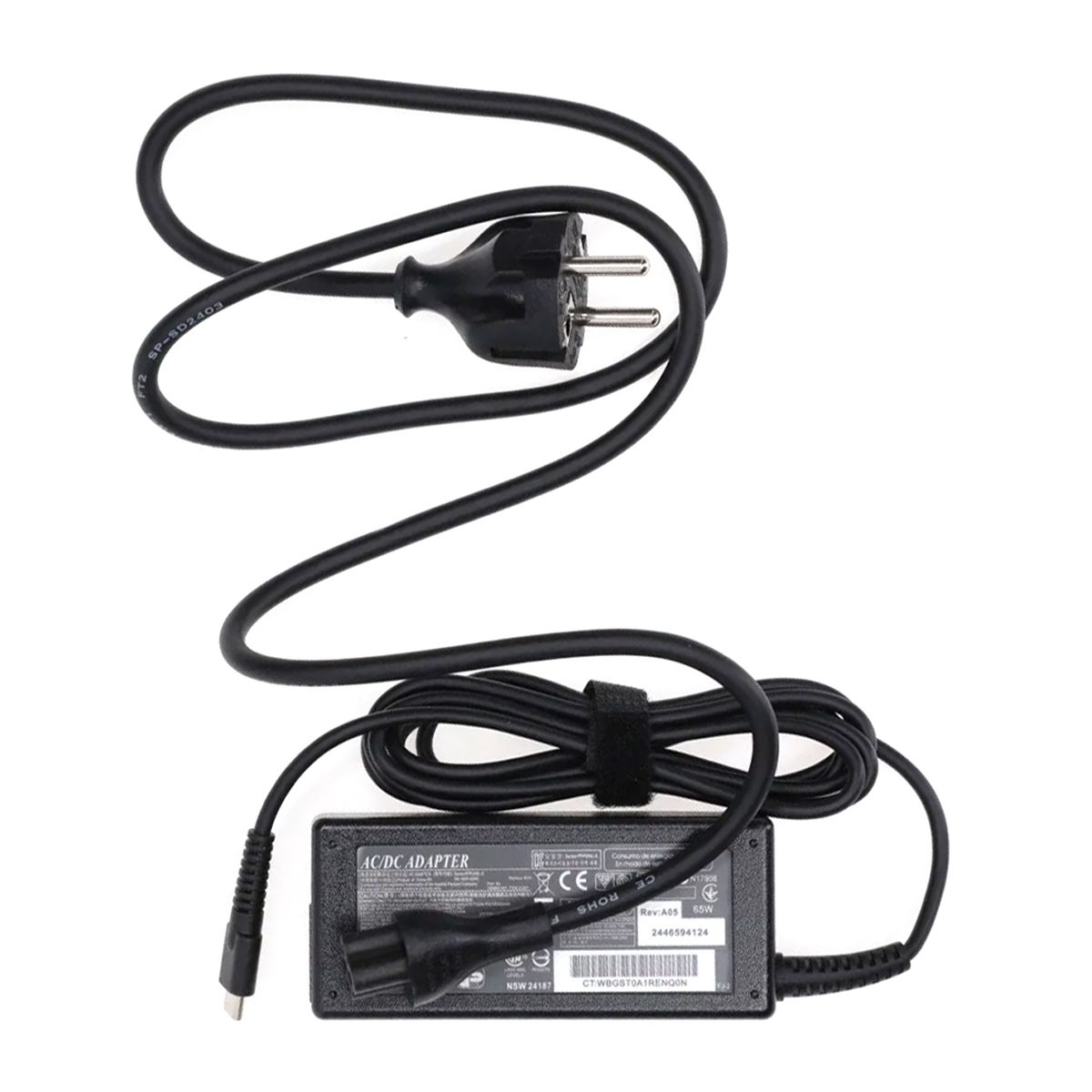 Power Adapter Charger for HP 65W USB-C PD 3.0