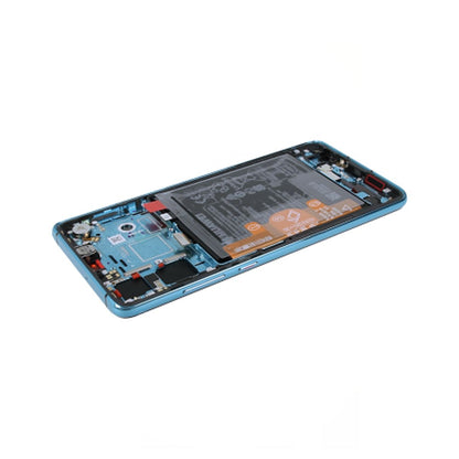 Huawei P30 New Version Screen with LCD Display and Battery Original - Aurora Blue