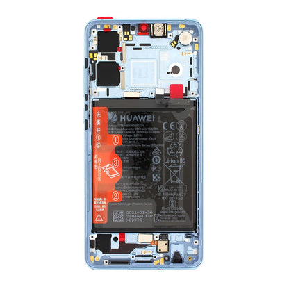 Huawei P30 (New Version) Skärm med LCD Display och Batteri Original - Breathing Crystal
