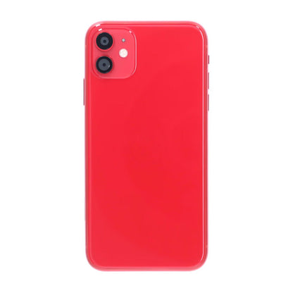 iPhone 11 Baksida med Komplett Ram Premium - Röd